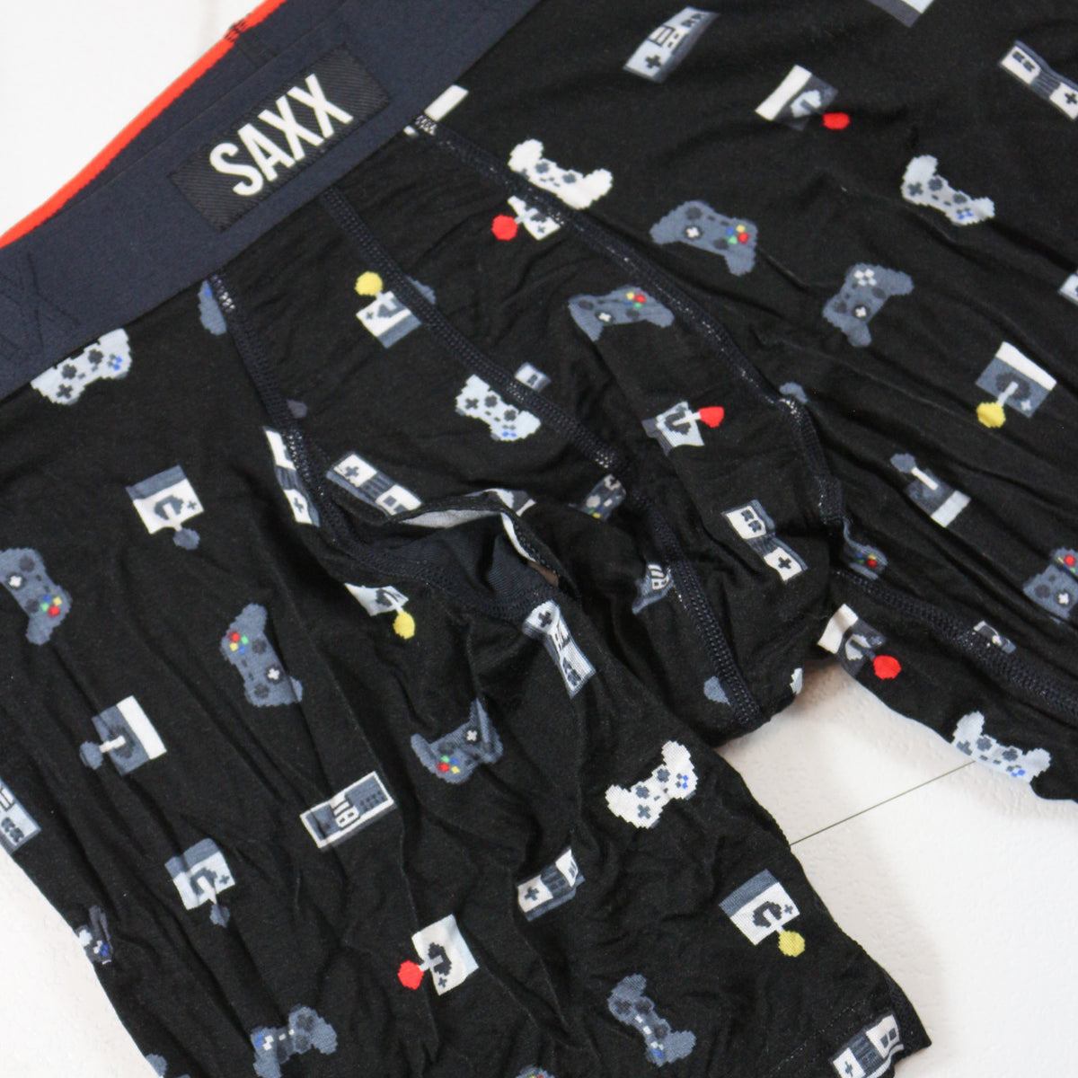 SAXX Vibe Xtra Soft Comfort Gamer-Black Boxer Brief 6