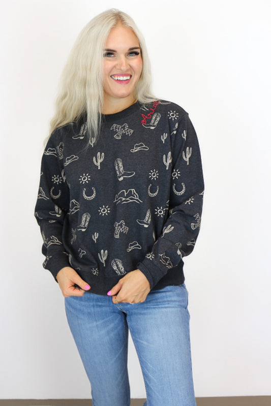 Ariat Black Essential Crew Sweatshirt