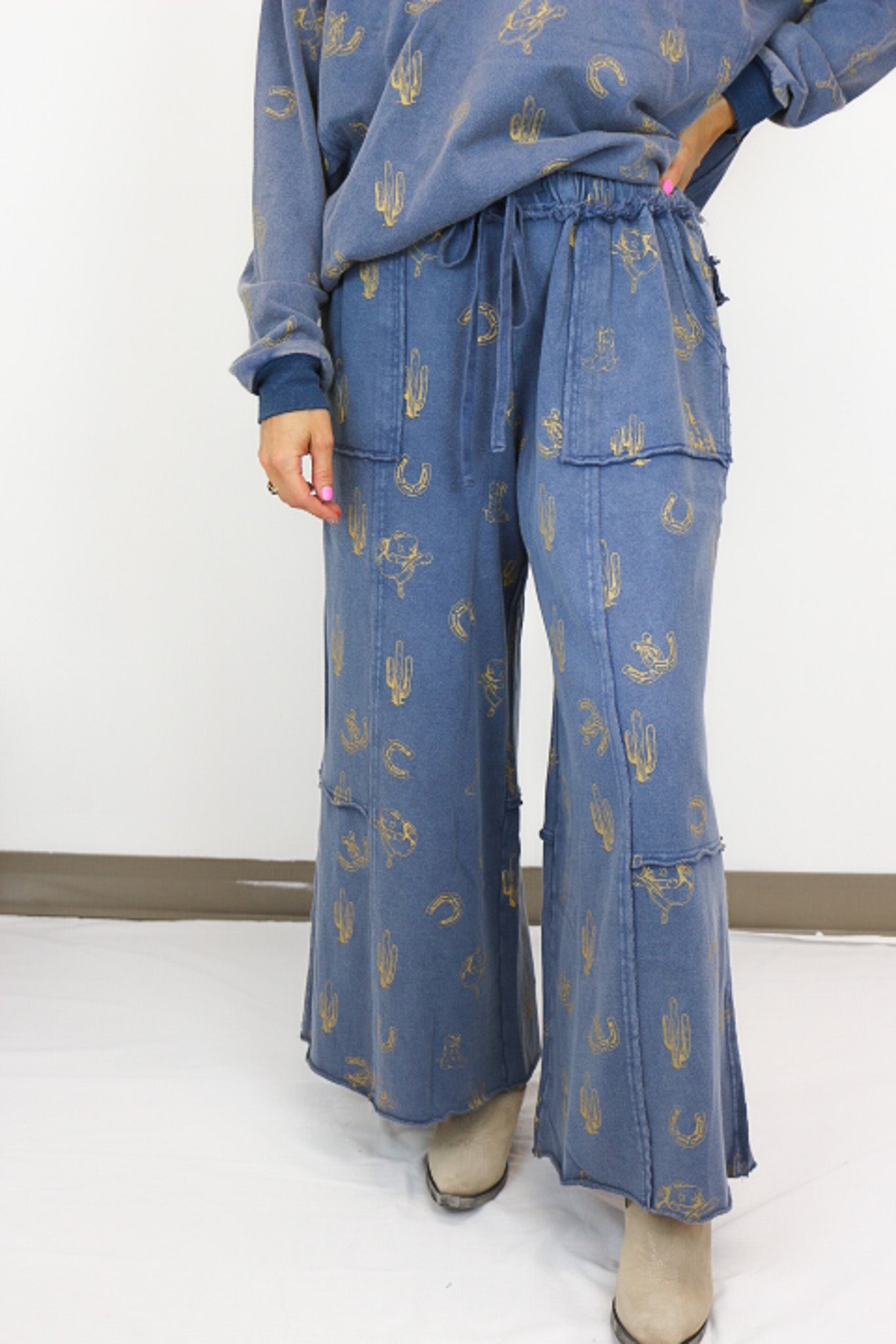 Barn To Brunch Western Lounge Pant -2 Colors