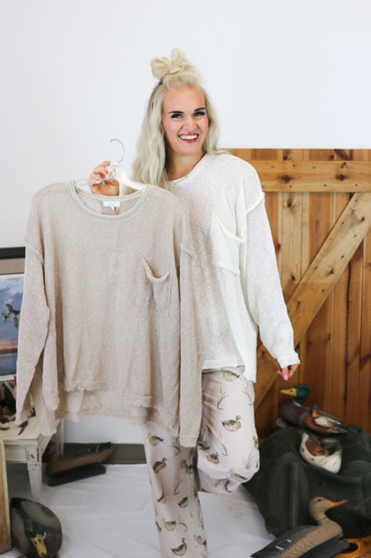 Feisty Side Of Me Knit Sweater - 3 Colors