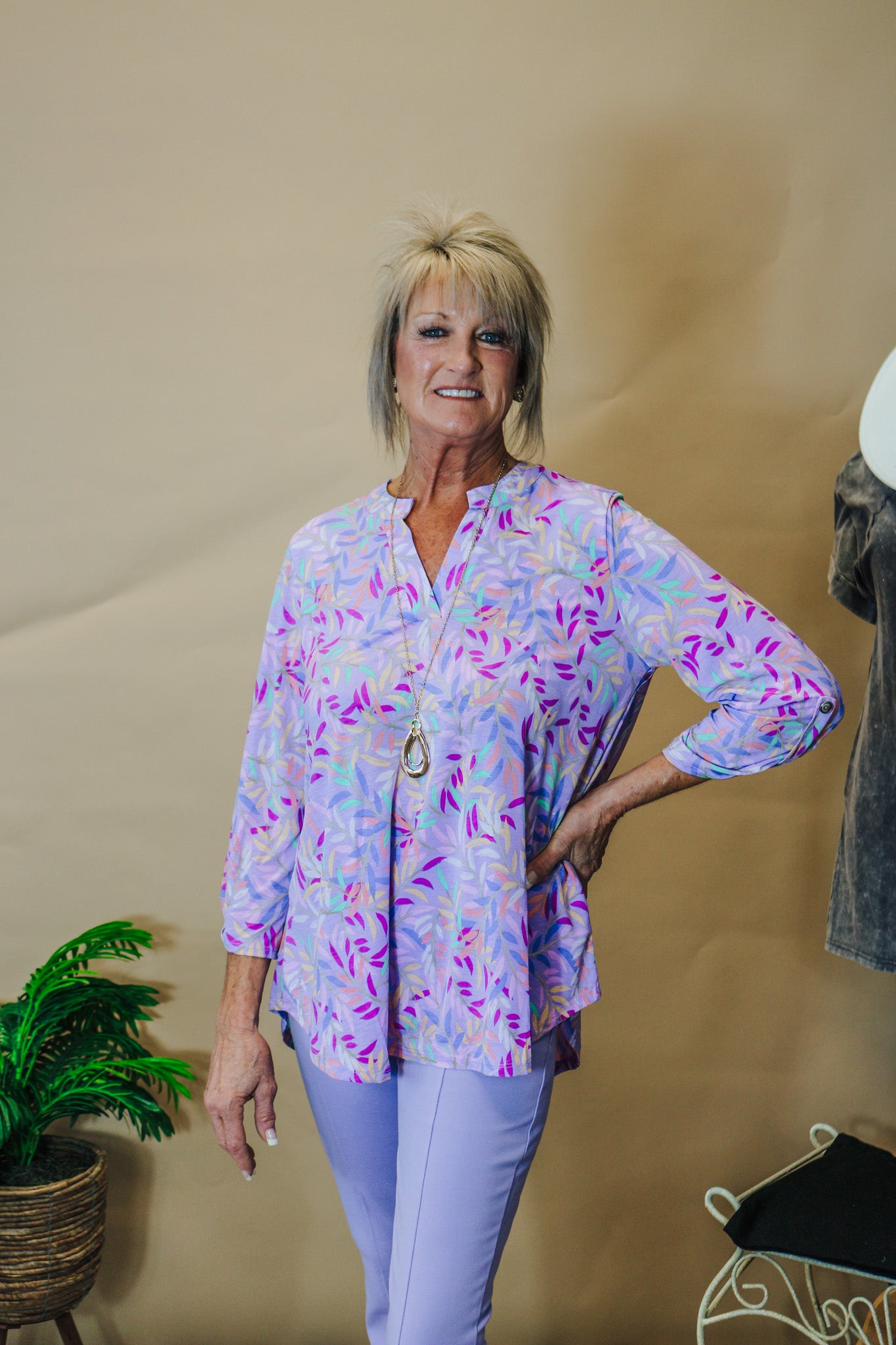 Liz Precious Lavender Blouse