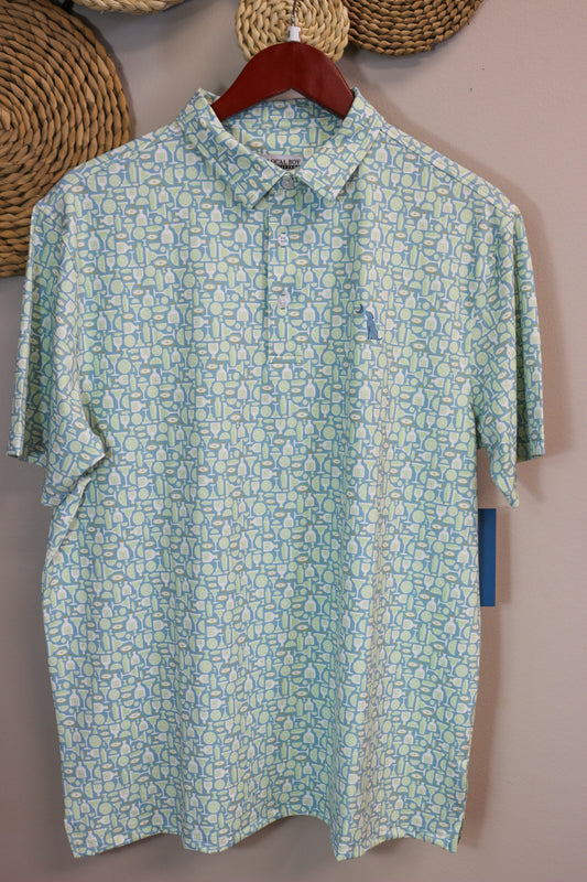 Local Boy Men's Margarita Dirty Myrtle Polo