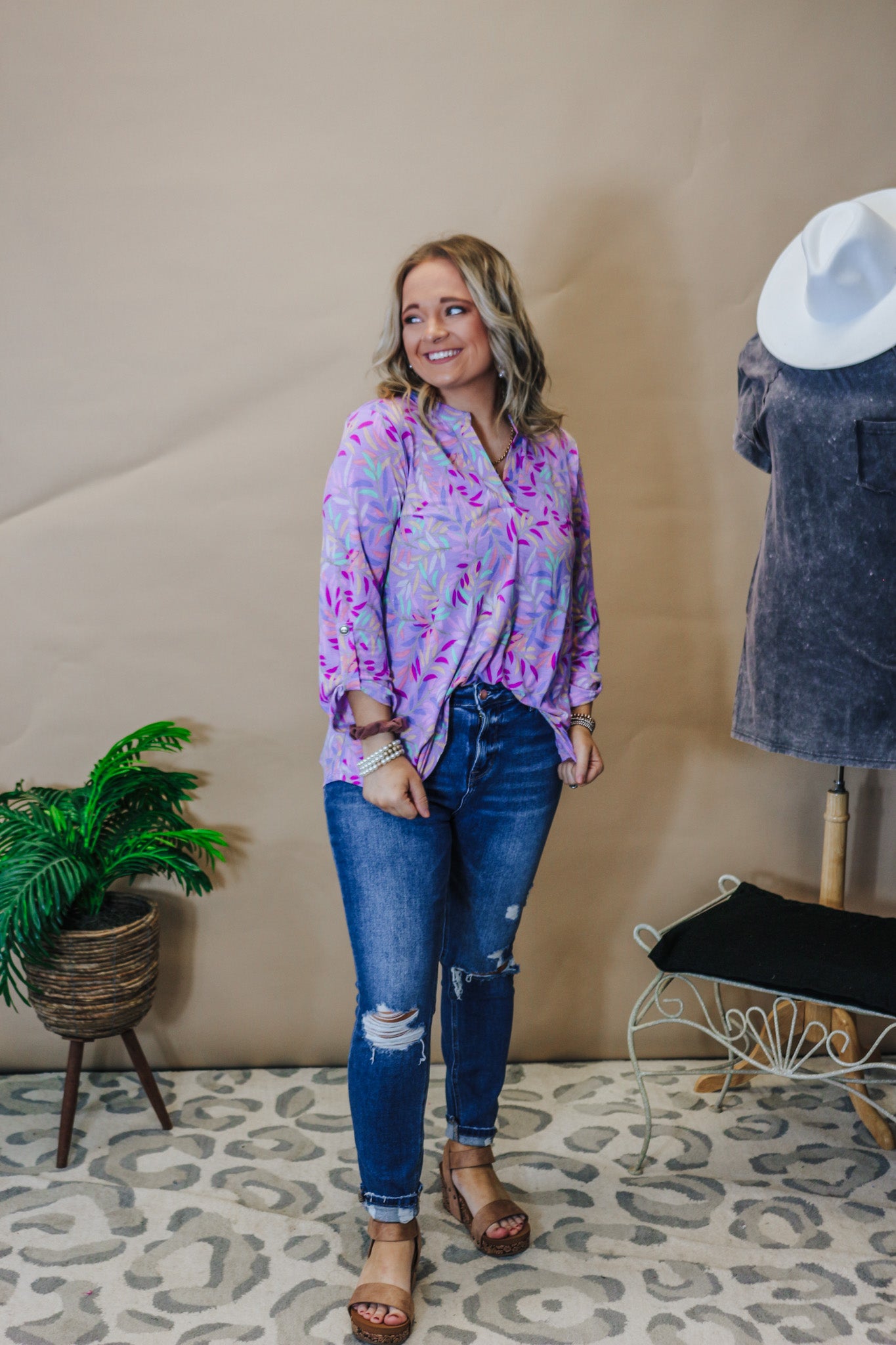 Liz Precious Lavender Blouse