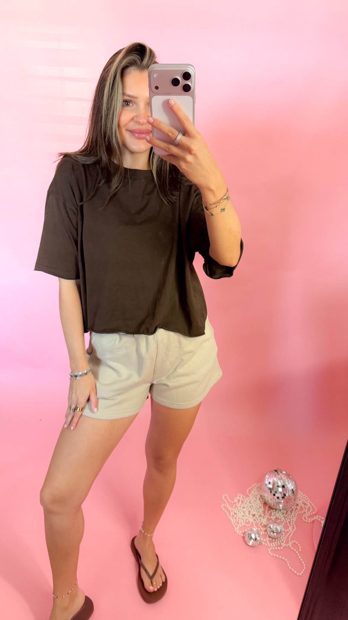 Local Girl women's boxy crop tee, shown in one of several available colors