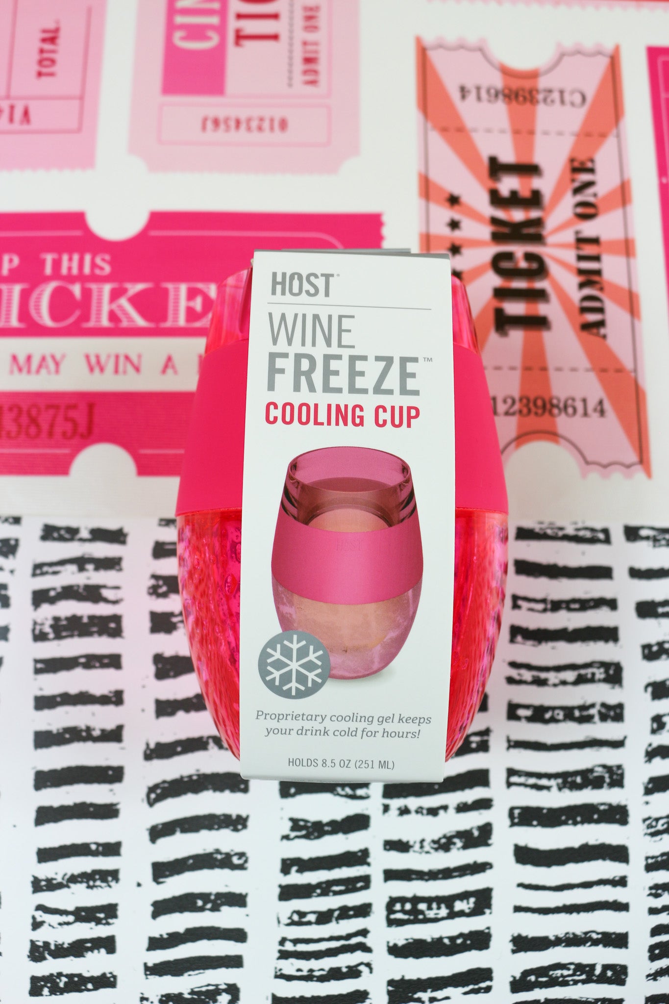 Wine Freeze Cooling Cups - 4 Colors