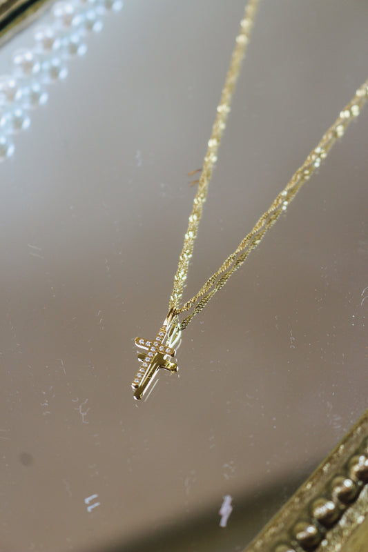 Diamond Cross Necklace