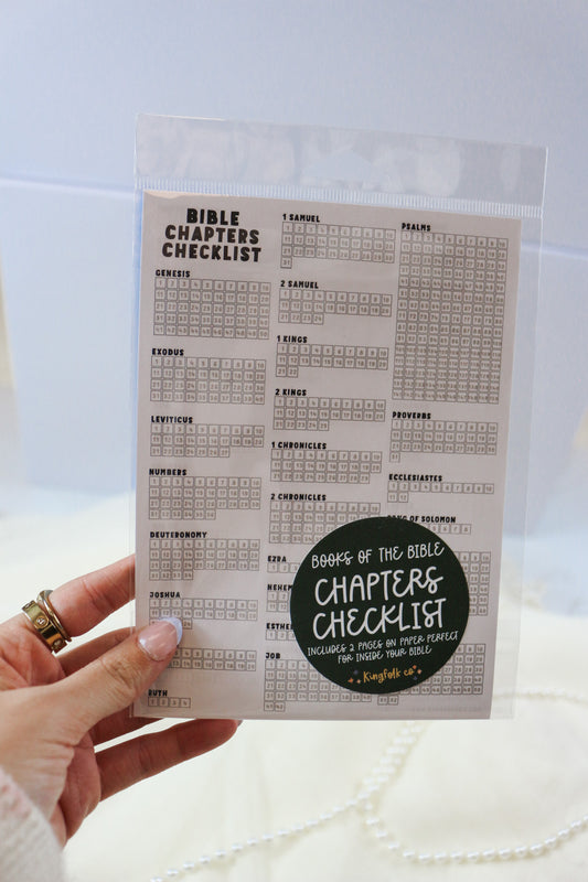 Bible Chapters Checklist