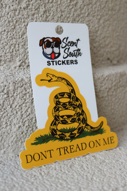 Don't Tread On Me Snake Sticker