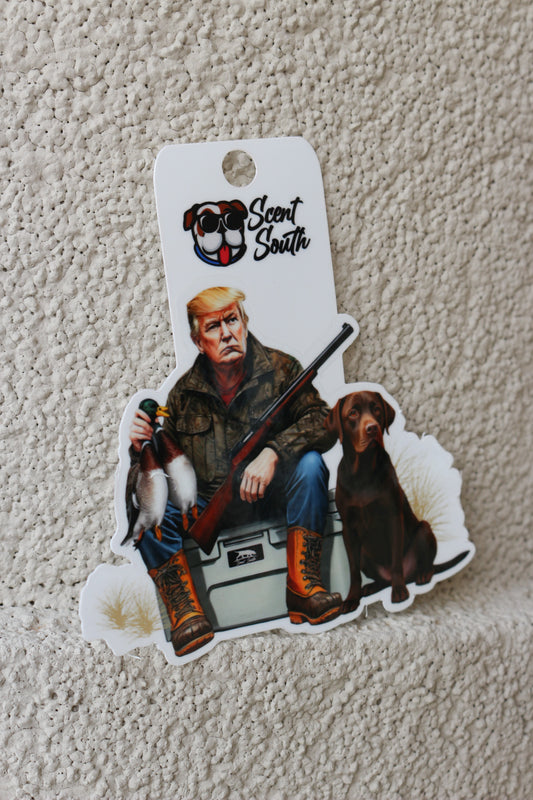 Trump Hunting Sticker