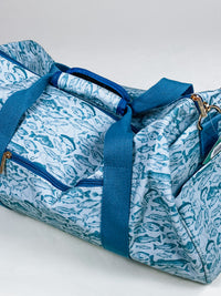 Blue Fish Duffle Bag