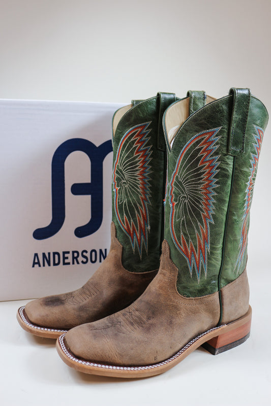 Men's Sand Turquoise Elk Boot Anderson Bean