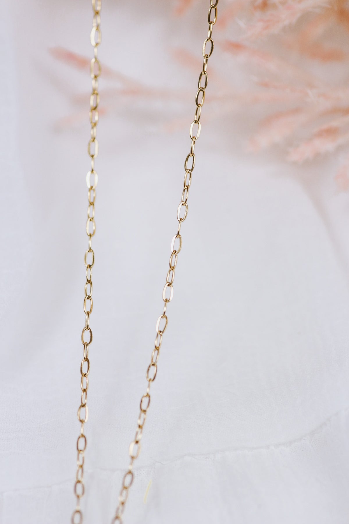 Gold B Initial Necklace