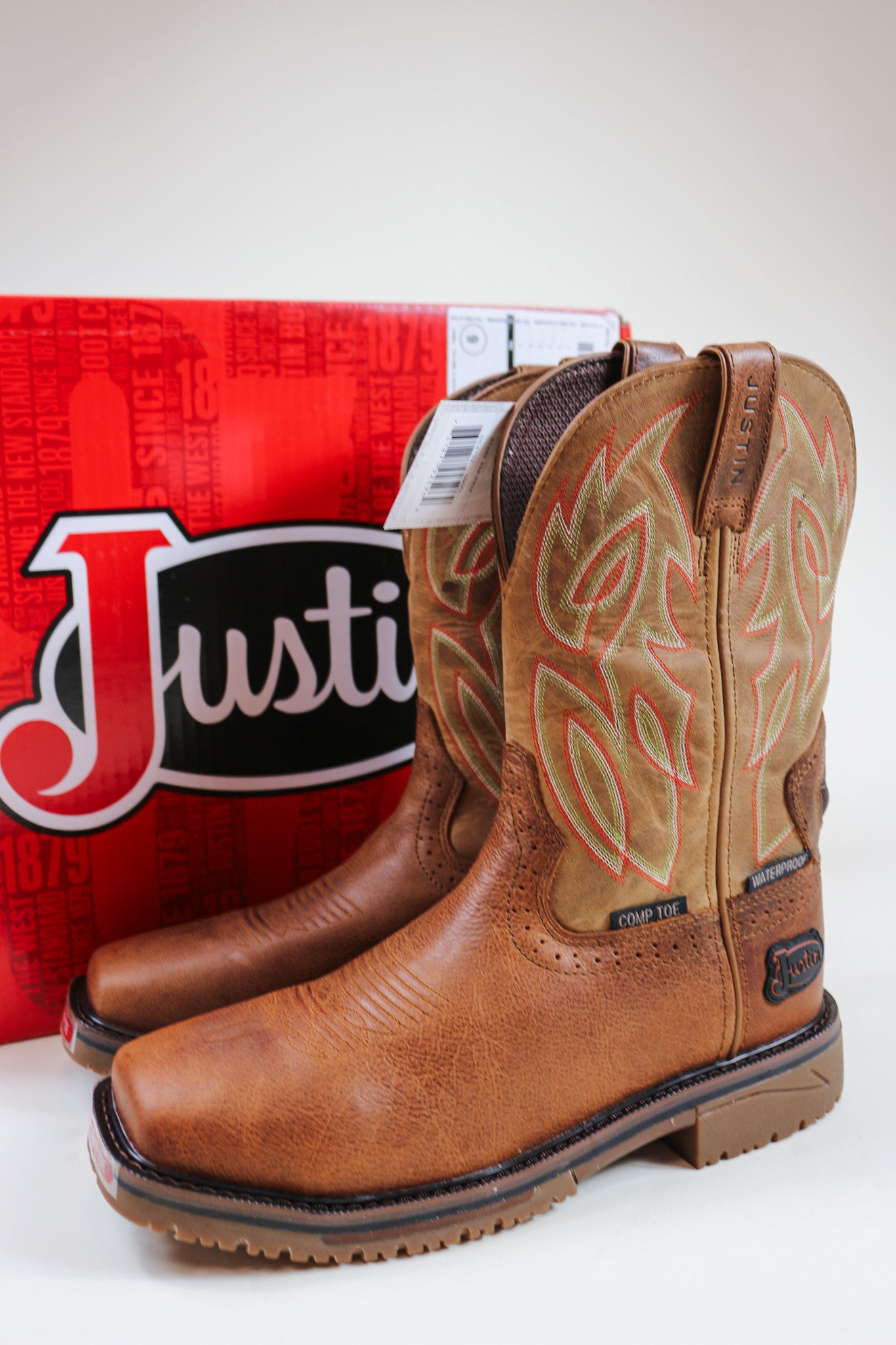 Men's Justin Composite Toe Work Boot