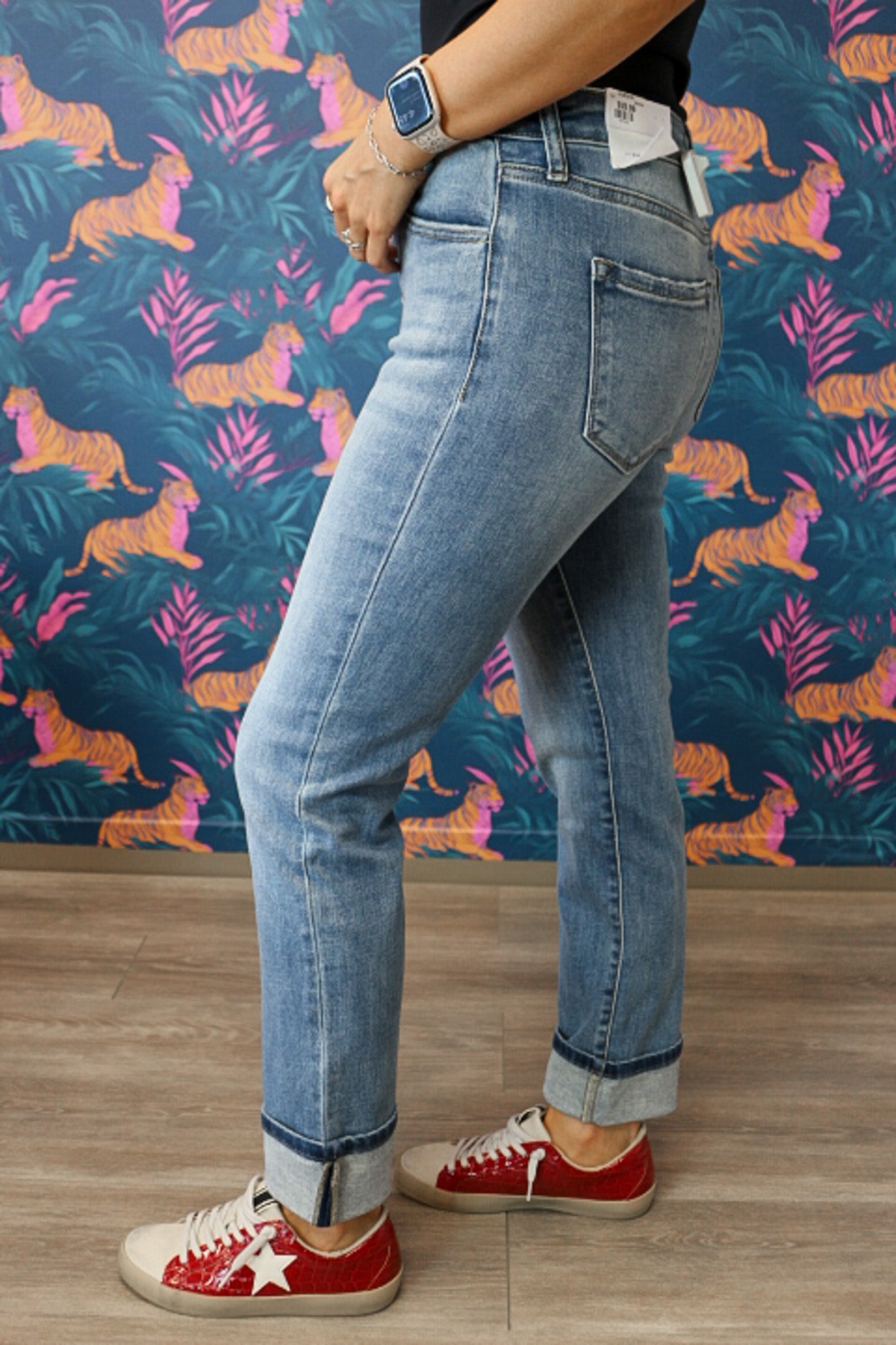 Noelle Essentials High Rise Skinny Straight Jeans KanCan