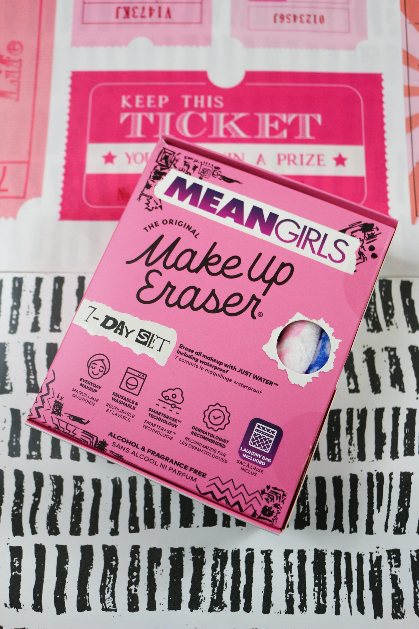 Mean Girls 7-Day Makeup Eraser Set