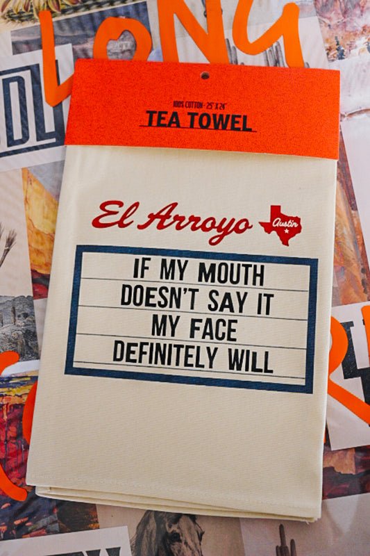 My Face Tea Towel