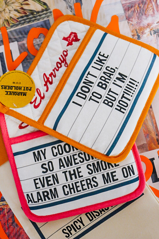 Marquee Pot Holders (Set of 2)