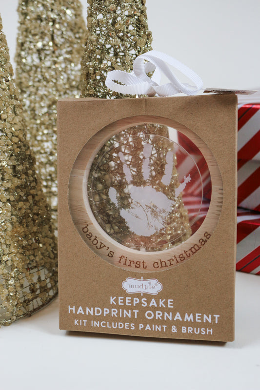 Hand Print Christmas Ornament