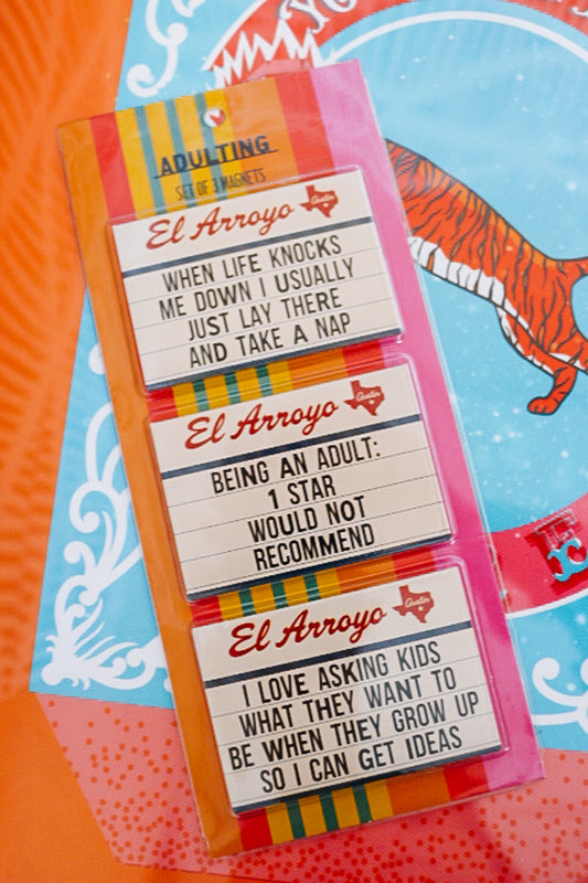 Adulting 3pk Magnet Set