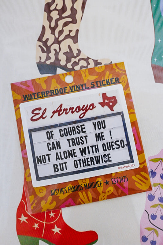 Trust Me Waterproof Vinyl Sticker