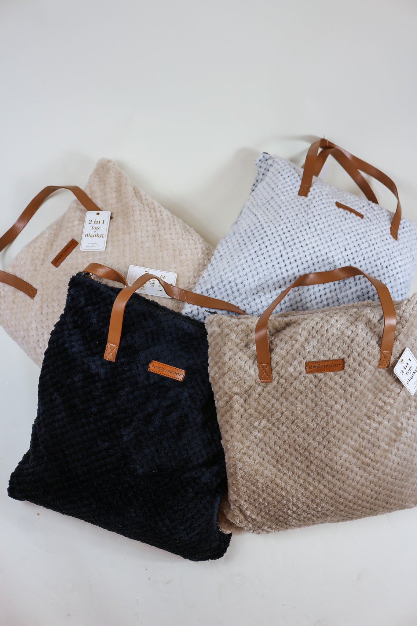 Simple Southern Tote Bag With Blanket -4 Colors