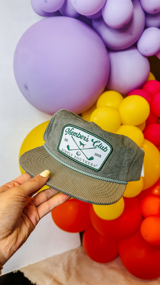 Member's Club Green Men's Hat