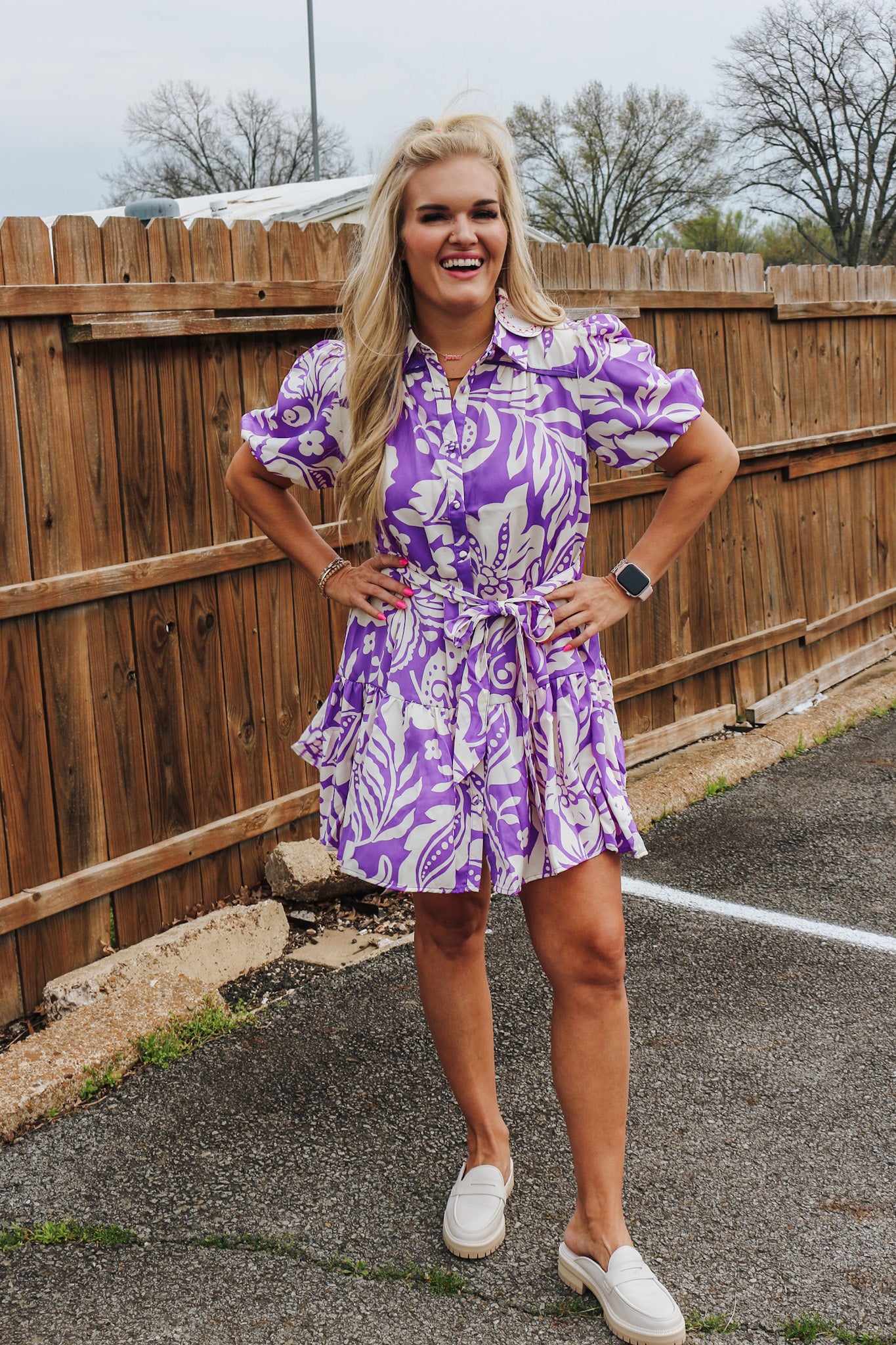 Take Me To The Tropics Orchid Dress