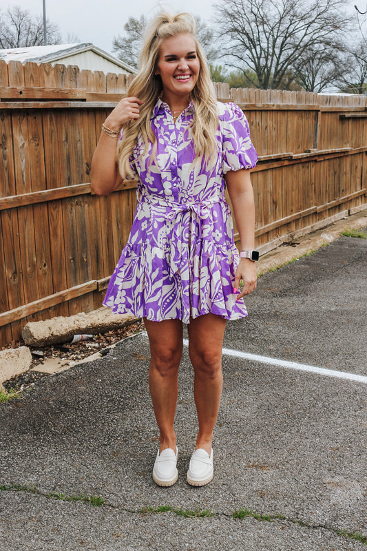 Take Me To The Tropics Orchid Dress