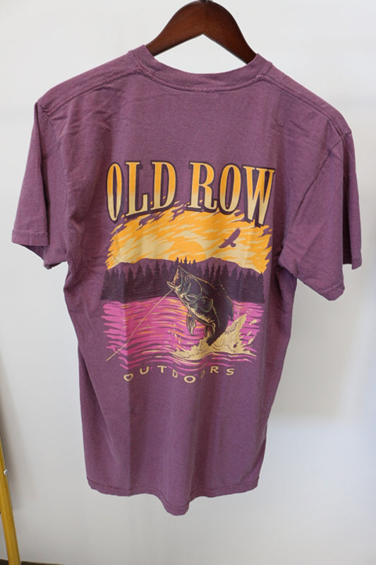 Jumping Bass Old Row Purple Tee