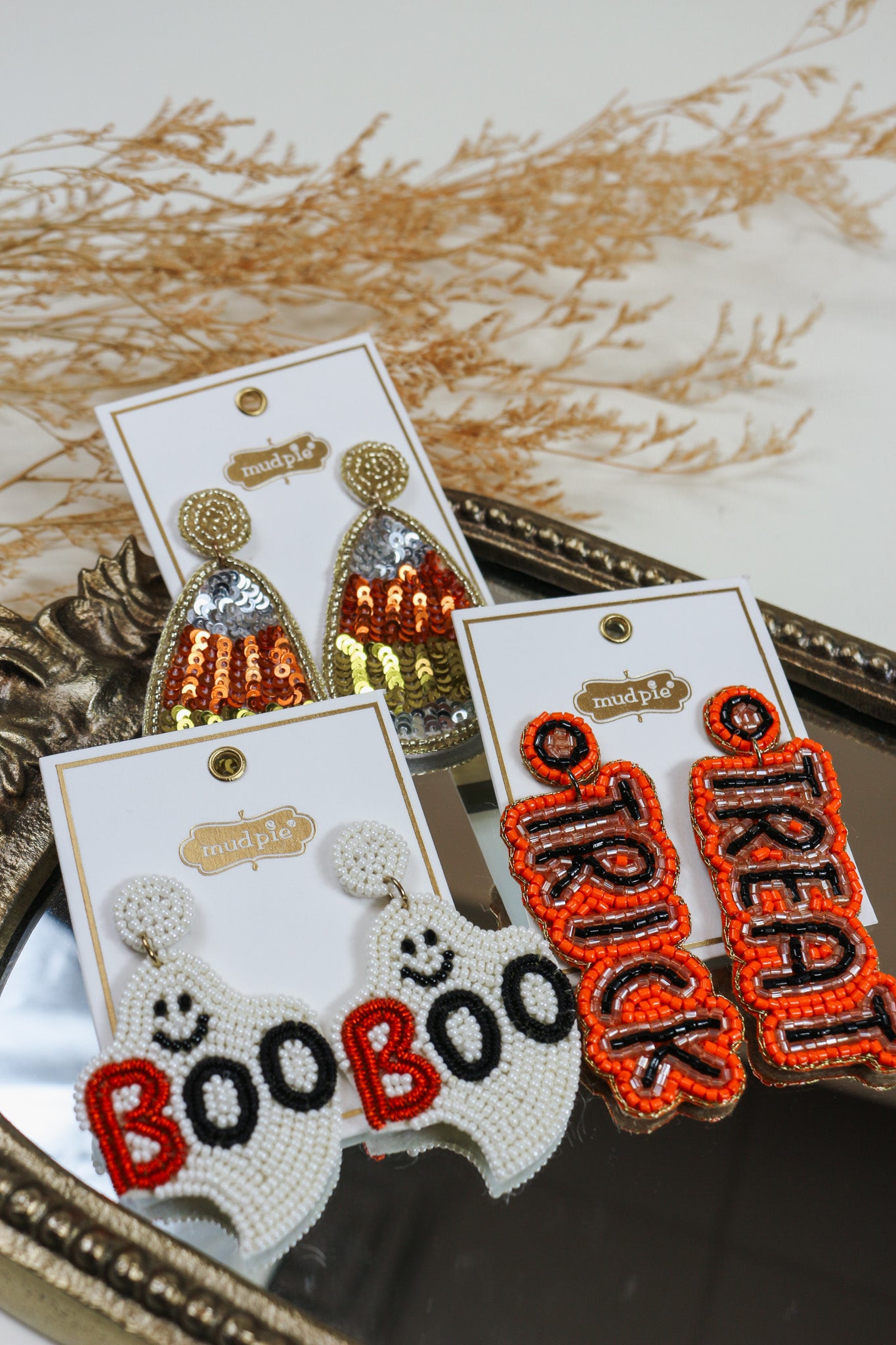 Halloween Beaded Earrings - 3 styles