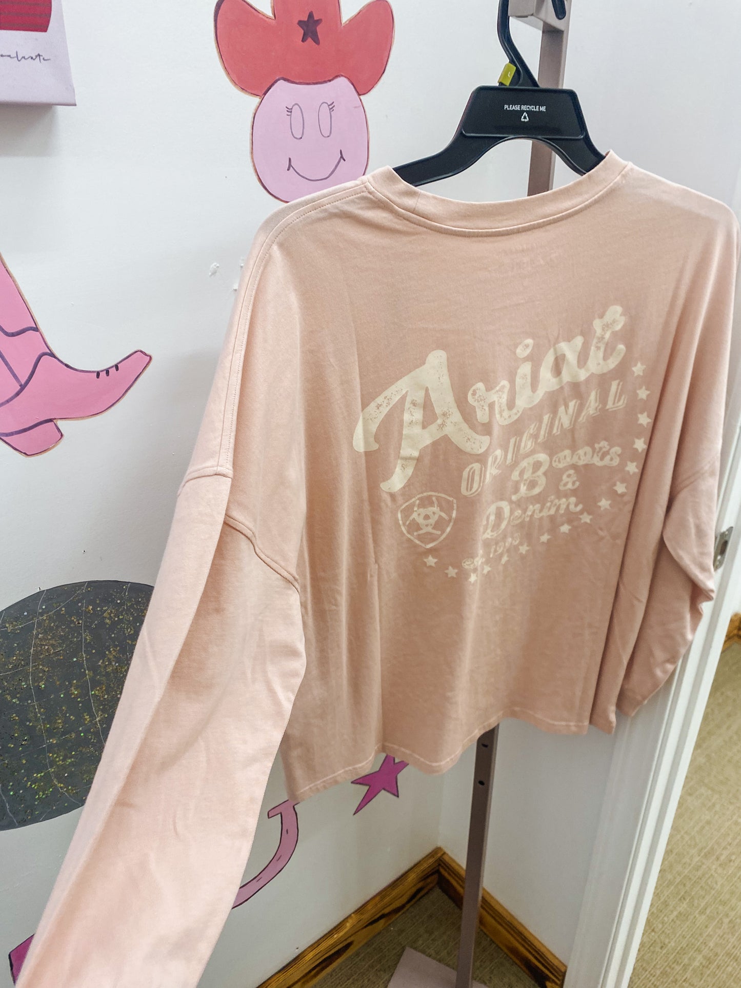 Women's Ariat Peachskin Canvas Oversized Graphic Tee