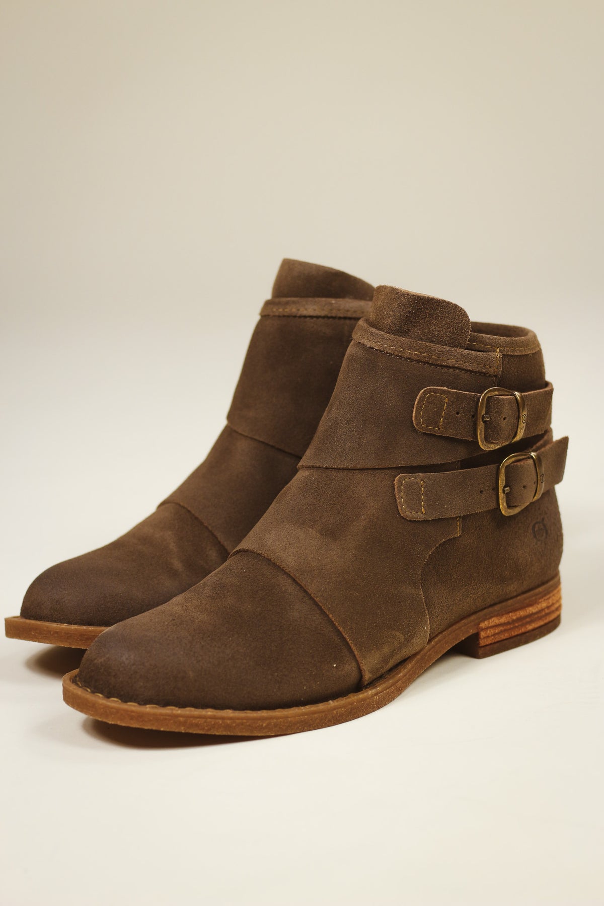 Moraga Suede Leather Boot- Taupe