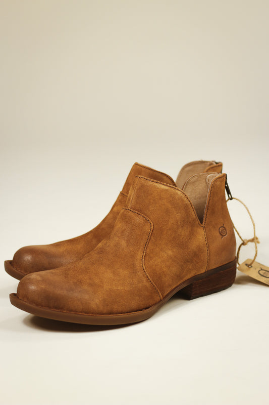 Kerri Leather Boot- Tan