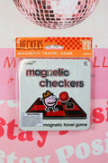 Magnetic travel game, shown in one of seven available styles