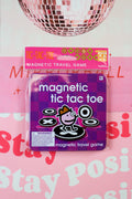 Magnetic travel game, shown in one of seven available styles