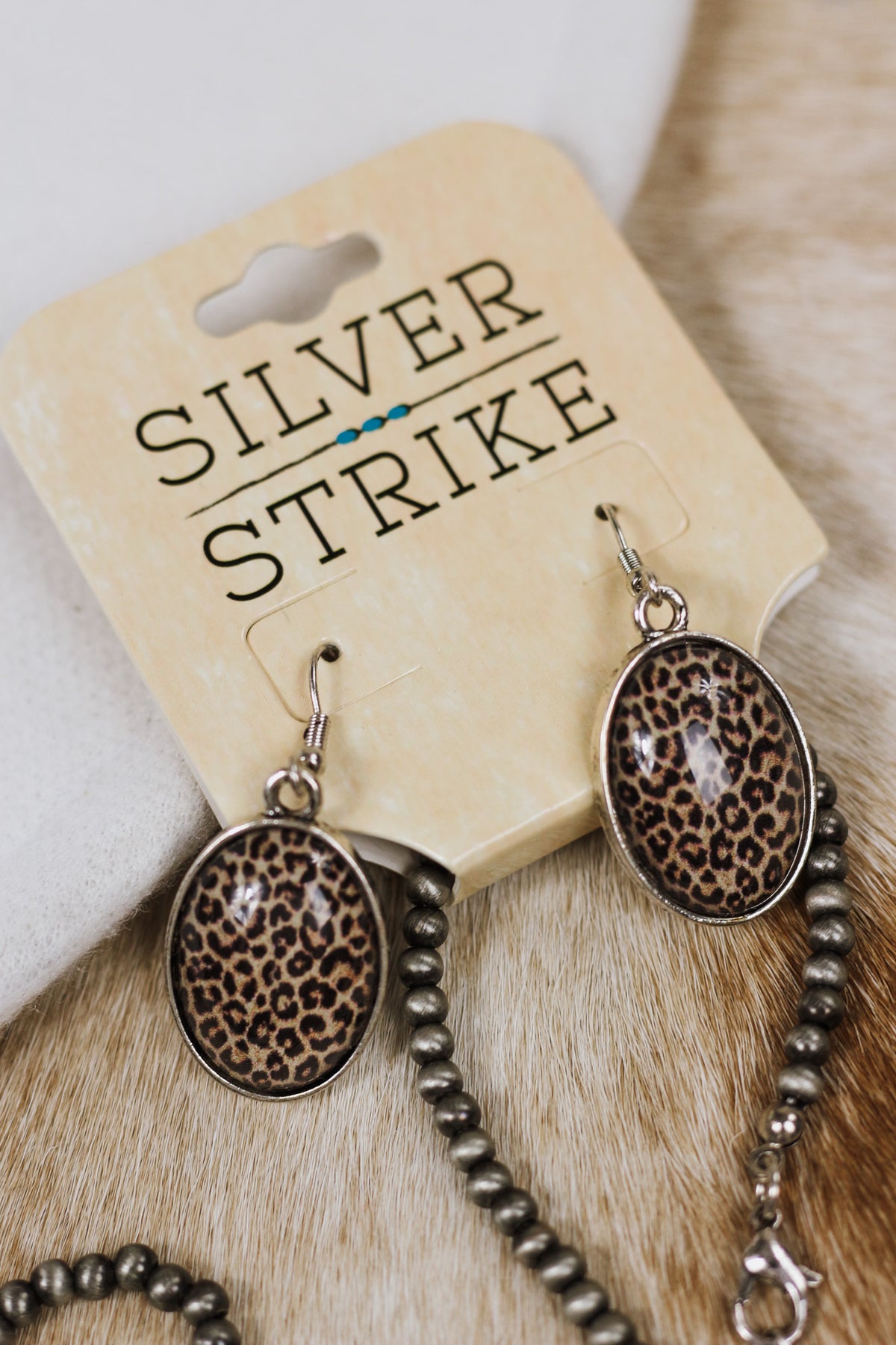 Silver Strike Necklace and Earring Set