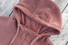 Hooey Cowgirl Maroon Corduroy 1 and 4-Zip Hoodie