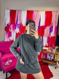 Working Through It Burnout Fleece Sweatshirt