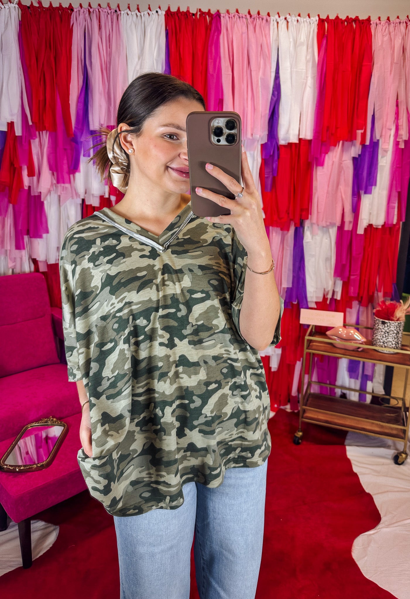 In Plain Sight Camo Top