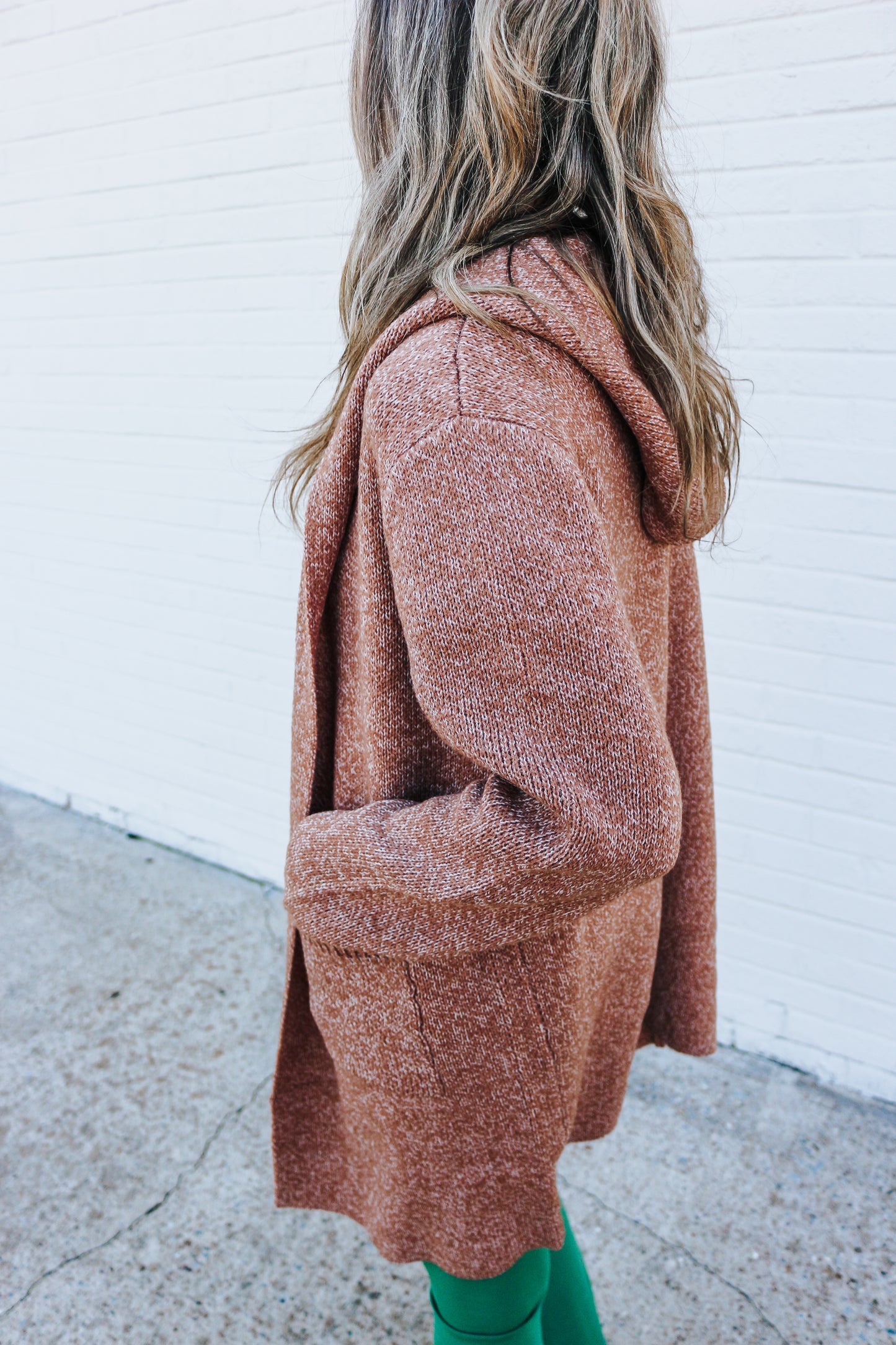 All Is Calm Camel Knit Cardigan