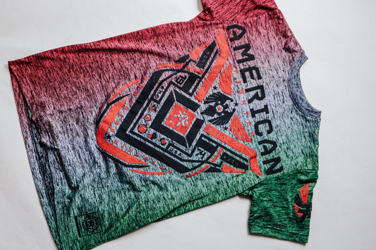 American Fighter Northcrest Black Red Green Tee