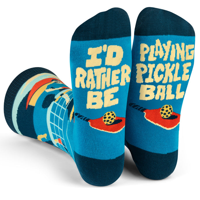 I'd Rather Be Playing Pickle Ball Socks