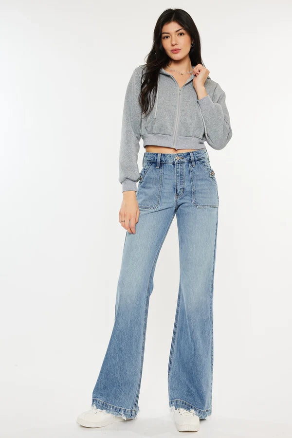 Yezmin High Rise Wide Flare KanCan Jeans