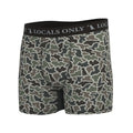 Local Boy men's boxer briefs in dog and moon camo print, shown in one of six available colors