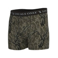 Local Boy men's boxer briefs in dog and moon camo print, shown in one of six available colors