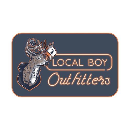 Local Boy Green Neon Mount Decal