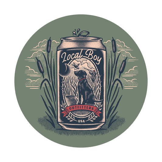 Local Boy Green Brew Decal