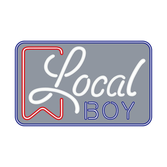 Local Boy Grey Neon Ultra Decal