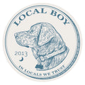 Local Boy Light Blue In Locals We Trust Decal