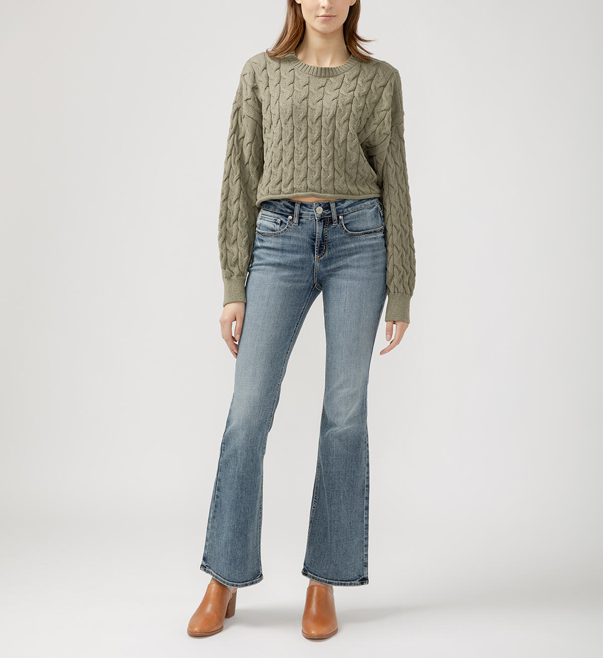 Suki Mid Rise Bootcut Luxe Stretch Jeans